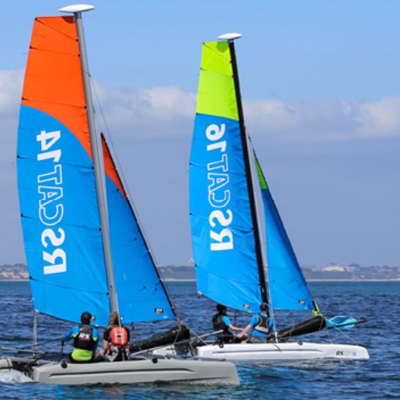 The RS CAT 14 and RS CAT 16 photo copyright RS Sailing taken at  and featuring the  class