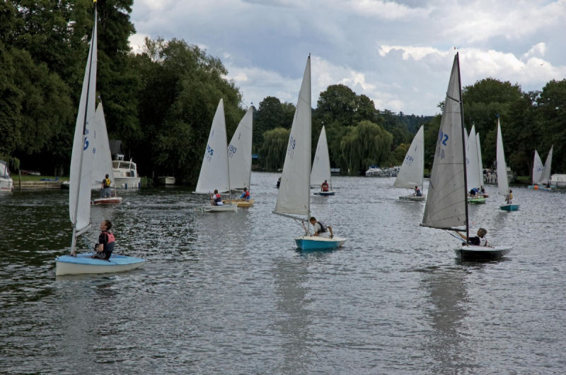 A fine Saturday at Cookham Reach for the Lightning 368 Southern Championship photo copyright Mark Mortimer and Roy Reuter taken at Cookham Reach Sailing Club and featuring the Lightning 368 class