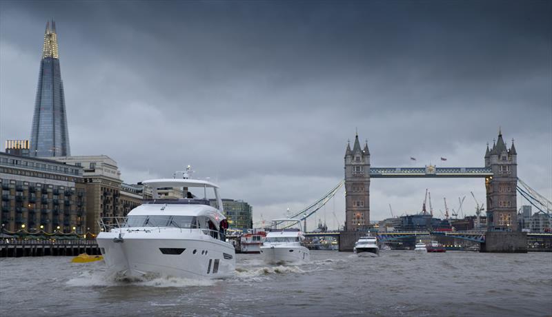 Boats arrive ahead of the London Boat Show 2016 photo copyright London Boat Show taken at  and featuring the  class