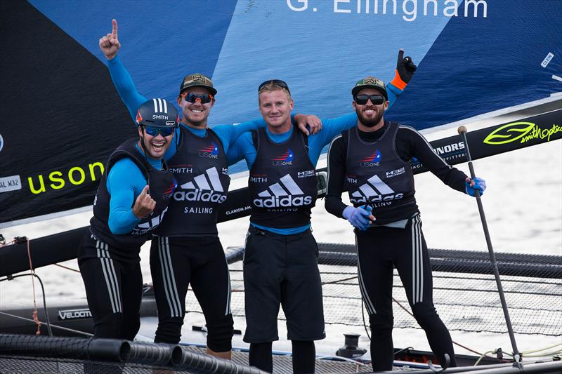 Nicolai Sehested with Team US One finished second in the final of the M32 Series in Stockholm photo copyright Sander Van Der Borch taken at  and featuring the M32 class