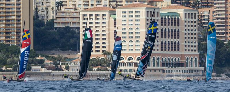 M32s at the 33rd Primo Cup - Trophée Credit Suisse photo copyright YCM / Studio Borlenghi / Stefano Gattini taken at Yacht Club de Monaco and featuring the M32 class