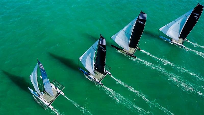 M32s set for BACARDI Miami Sailing Week photo copyright M32 Series taken at Coral Reef Yacht Club and featuring the M32 class