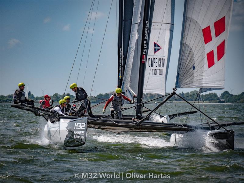 Warrer racing with Peter Warrer in Medemblik photo copyright Oliver Hartas / M32 World taken at  and featuring the M32 class