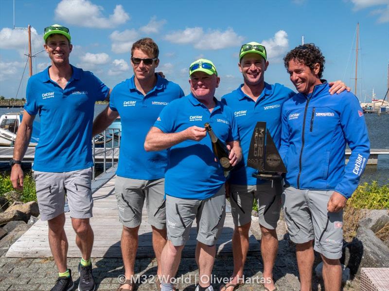 Winner in Medemblik Vitamina Sailing Cetilar with skipper Andrea LaCorte photo copyright Oliver Hartas / M32 World taken at  and featuring the M32 class