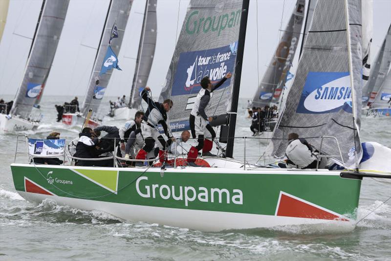 Groupama 34 win the first two Tour de France a la Voile in-port races Dunkirk photo copyright JM LIOT / TFV / ASO taken at  and featuring the M34 class