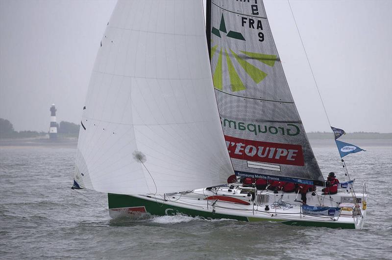 Groupama 34 wins the first Tour de France a la Voile offshore leg between Dunkirk and Breskens photo copyright JM LIOT / TFV / ASO taken at  and featuring the M34 class
