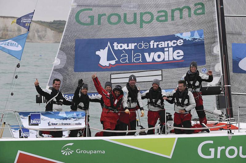 Groupama 34 wins the Tour de France a la Voile leg between Breskens, Holland and Dieppe, France photo copyright JM LIOT / TFV / ASO taken at  and featuring the M34 class