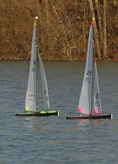 Marblehead GAMES 1 open at Abbey Meads photo copyright Roger Stollery taken at Guildford Model Yacht Club and featuring the Marblehead class