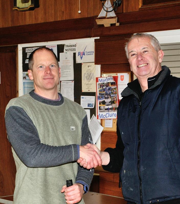 Colin Goodman wins the Marblehead interclub event at Chipstead photo copyright John Caruana taken at Chipstead Sailing Club and featuring the Marblehead class