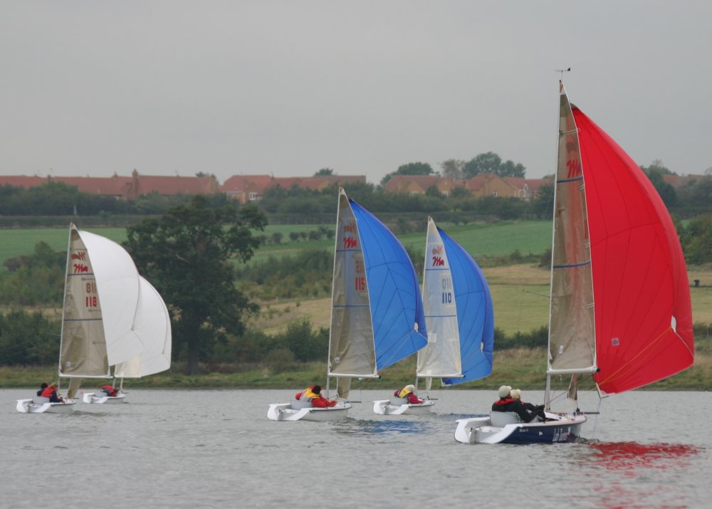 10 boats for the inaugural Martin 16 nationals photo copyright Eddie Pickering taken at Northampton Sailing Club and featuring the Martin 16 class