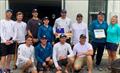 Oakcliff International 2023 podium - 1st Place Chris Poole/ Riptide Racing (back row 4th from right), 2nd Place Gavin Brady/ True Blue Racing (back row 2nd from right), 3rd Place Dave Hood/ DH3 Racing (back row 3rd from right) © WMRT