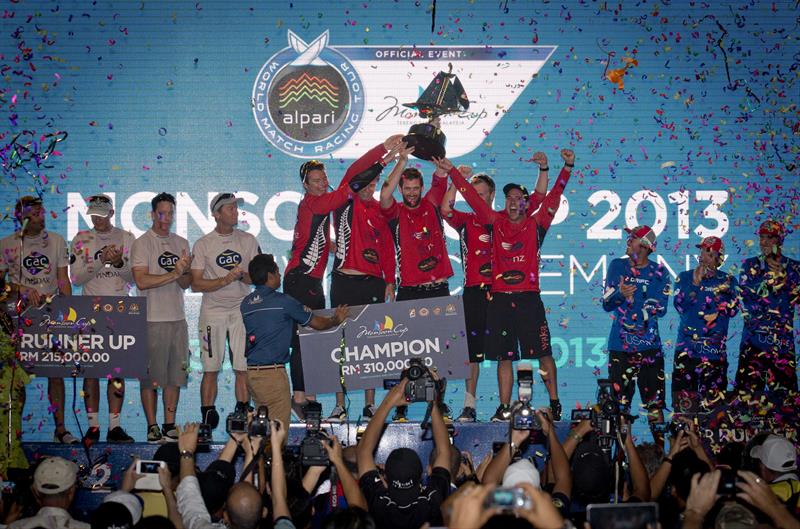 New Zealand's Phil Robertson wins the Monsoon Cup in Malaysia photo copyright AWMRT / onEdition taken at  and featuring the Match Racing class