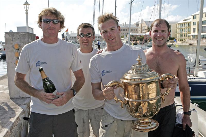 Ian Williams wins his first match racing event on the tour, the Bermuda Gold Cup back in 2006 photo copyright AWMRT taken at Royal Bermuda Yacht Club and featuring the Match Racing class