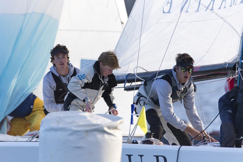 It was all on the line in the sudden death grand final of the Club Marine NSW Youth Match Racing Championship photo copyright Andrea Francolini taken at Cruising Yacht Club of Australia and featuring the Match Racing class