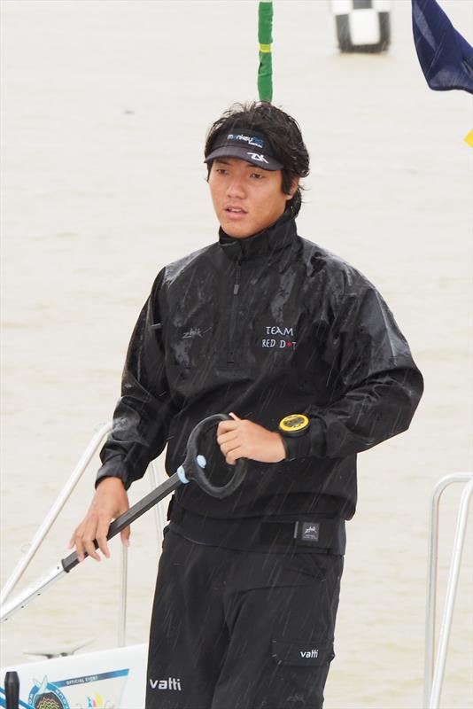 Maximillian Soh on day 2 of Monsoon Cup Terengganu photo copyright Monsoon Cup Terengganu taken at  and featuring the Match Racing class