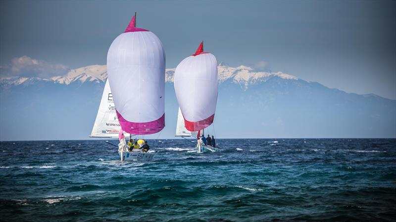 Team Alandia wins inaugural Hellenic Match Racing Tour Sani Cup - photo © Icarus Sailing Media