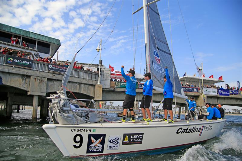 Taylor Canfield of US One wins the 51st Congressional Cup  photo copyright Bob Grieser / www.outsideimages.com taken at Long Beach Yacht Club and featuring the Match Racing class