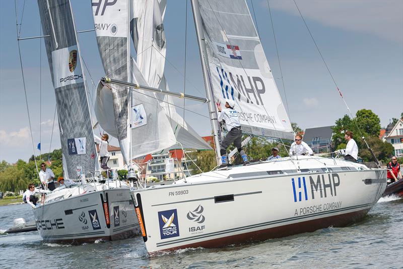 Final between Basic and Monnin at Match Race Germany photo copyright Martinez Studio / MRG taken at  and featuring the Match Racing class