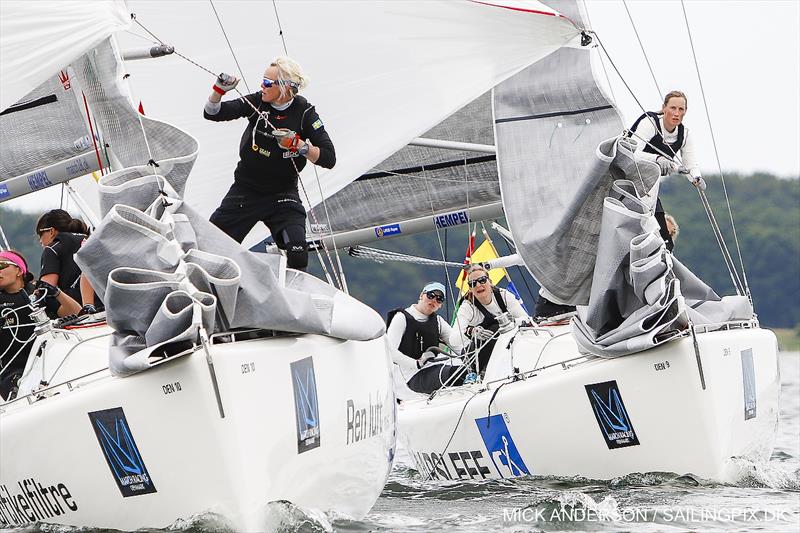 2015 ISAF Women's Match Racing World Championship in Middelfart day 4 photo copyright Mick Anderson / www.sailingpix.dk taken at Middelfart Sailing Club and featuring the Match Racing class