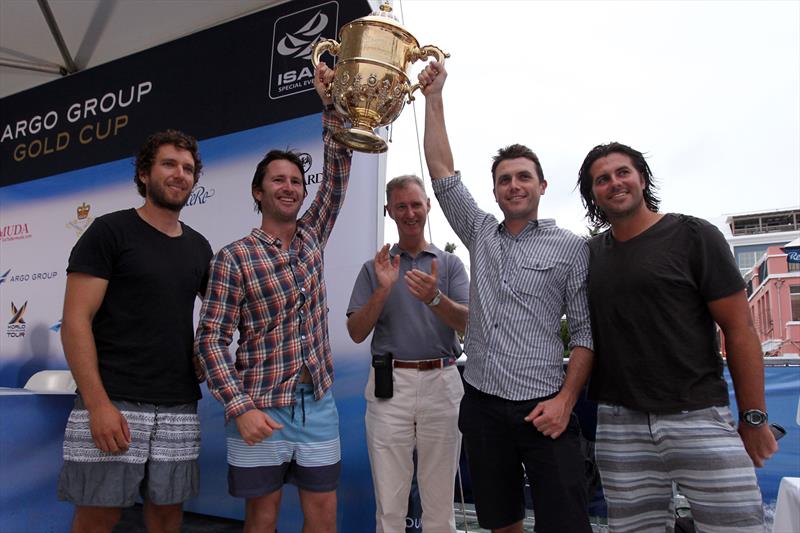 Adam Minoprio and his team of Nick Blackman, Andrew Burgess and Tom Powrie win the 67th Argo Group Gold Cup photo copyright Charles Anderson / RBYC taken at Royal Bermuda Yacht Club and featuring the Match Racing class