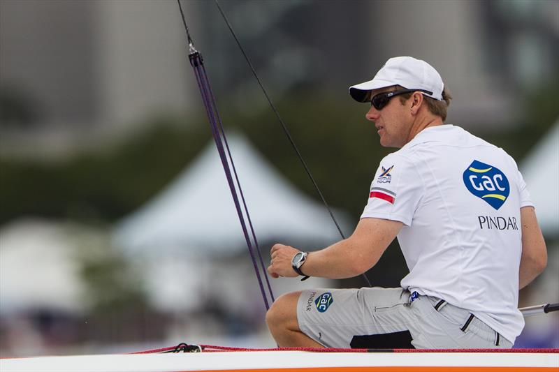 Straight wins for Ian Williams and his GAC Pindar team on day 1 of the Monsoon Cup - photo © Robert Hajduk / WMRT