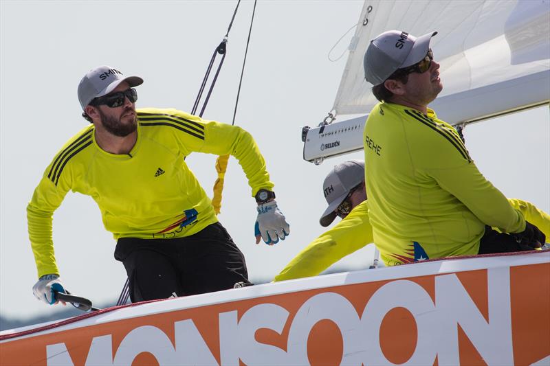 Taylor Canfield dominated all three pre starts but was out sailed by Williams and his team in the final of the Monsoon Cup photo copyright Robert Hajduk / WMRT taken at  and featuring the Match Racing class