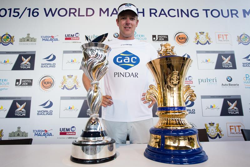 Ian Williams and his GAC Pindar team win the Monsoon Cup and the 2015 World Match Racing Tour title photo copyright Robert Hajduk / WMRT taken at  and featuring the Match Racing class