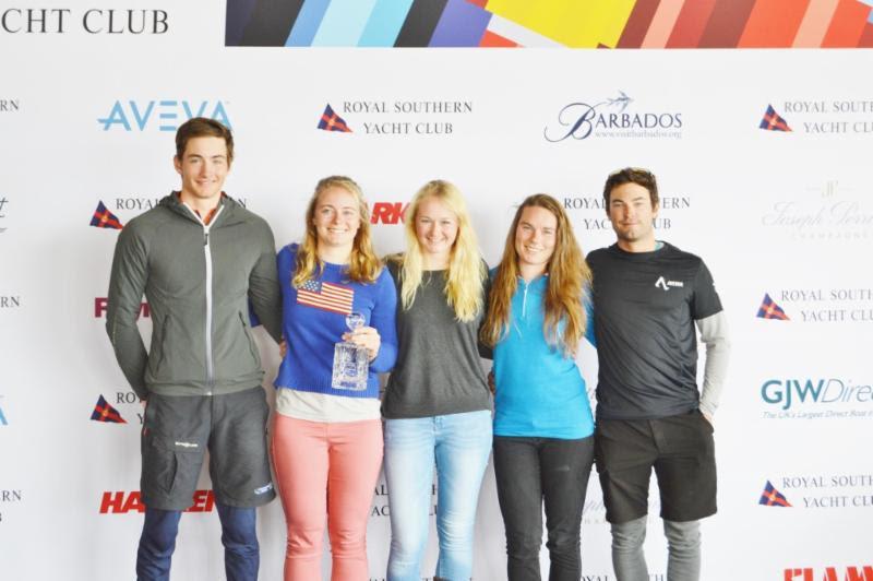 Annabel Vose and her winning team at the Match Cup ISAF Grade 4 Qualifier - photo © Jane Vose