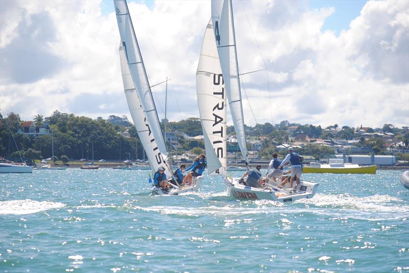 Nespresso Youth International Match Racing Regatta day 3 photo copyright Georgia Witt taken at Royal New Zealand Yacht Squadron and featuring the Match Racing class