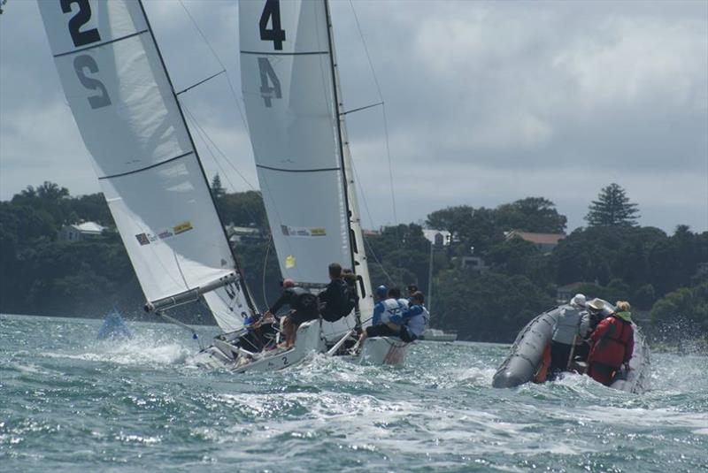 Nespresso Youth International Match Racing Regatta photo copyright Georgia Witt taken at Royal New Zealand Yacht Squadron and featuring the Match Racing class