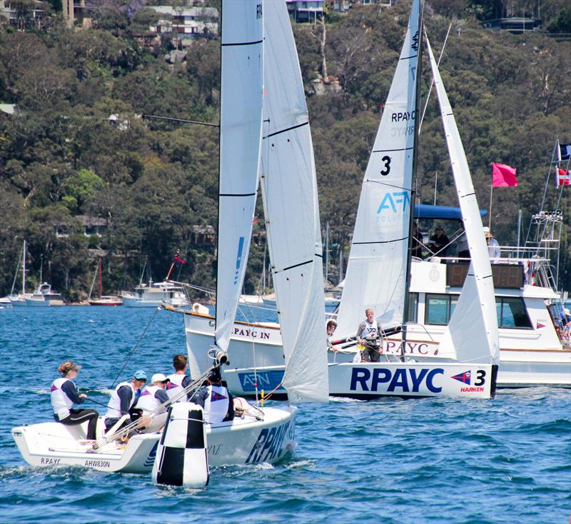 Harken International Youth Match Racing Championship day 2 photo copyright Tom Vincent taken at Royal Prince Alfred Yacht Club and featuring the Match Racing class