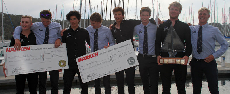 Top two teams at the Harken International Youth Match Racing Championship - photo © RPAYC