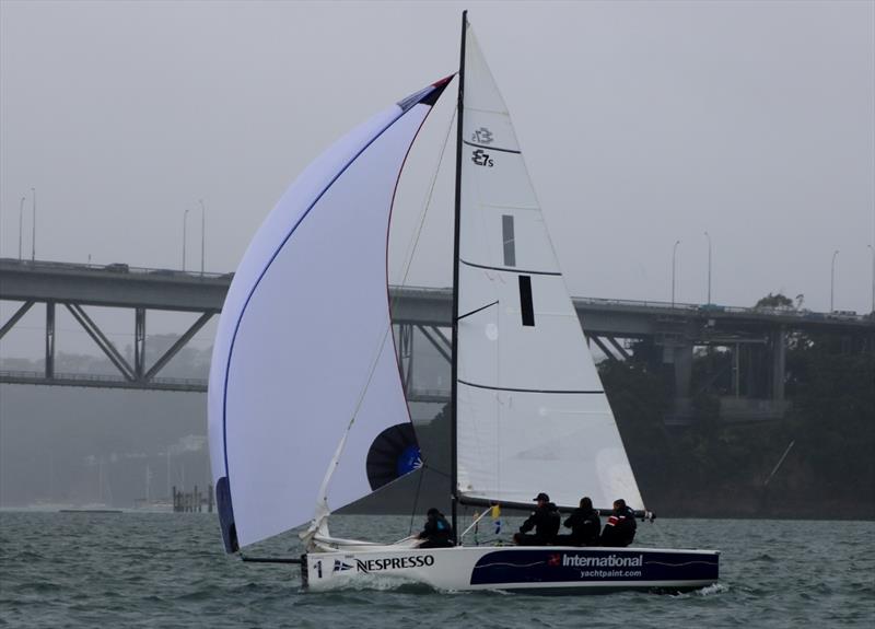 2018 Nespresso Youth International Match Racing Cup - Day 1 - James Wilson photo copyright Andrew Delves taken at Royal New Zealand Yacht Squadron and featuring the Match Racing class