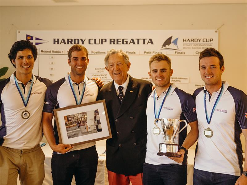 Sir James Hardy with Harry Price - Hardy Cup photo copyright Darcie Collington Photography taken at Royal Sydney Yacht Squadron and featuring the Match Racing class