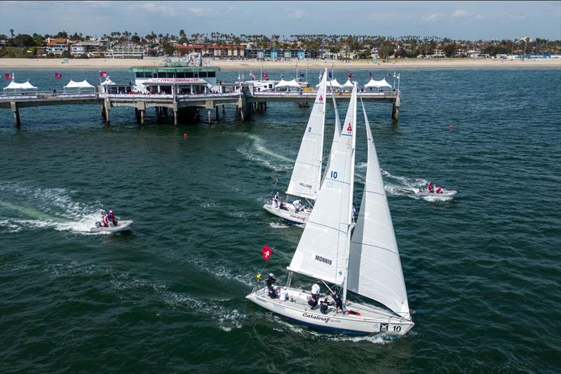 58th Congressional Cup day 1 photo copyright WMRT taken at Long Beach Yacht Club and featuring the Match Racing class