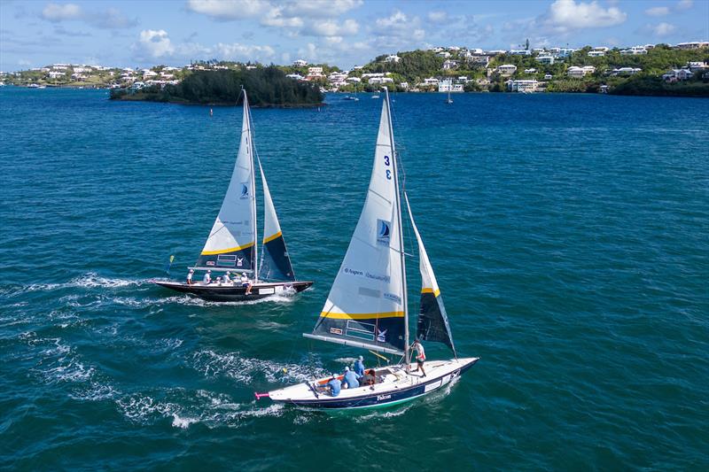 Crews practice on Hamilton Harbour ahead of the 71st Bermuda Gold Cup photo copyright Ian Roman / WMRT taken at Royal Bermuda Yacht Club and featuring the Match Racing class