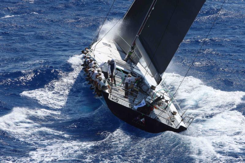 Hap Fauth's JV72, Bella Mente won the RORC Caribbean 600 Trophy and in the 2016 race will have three other Maxi 72s: Peter Ogden's Jethou, Jan-Henrik Kisteit's Momo and George Sakellaris' Proteus (ex-Rán V) to compete with photo copyright RORC / Tim Wright / www.photoaction.com taken at Antigua Yacht Club and featuring the Maxi 72 Class class