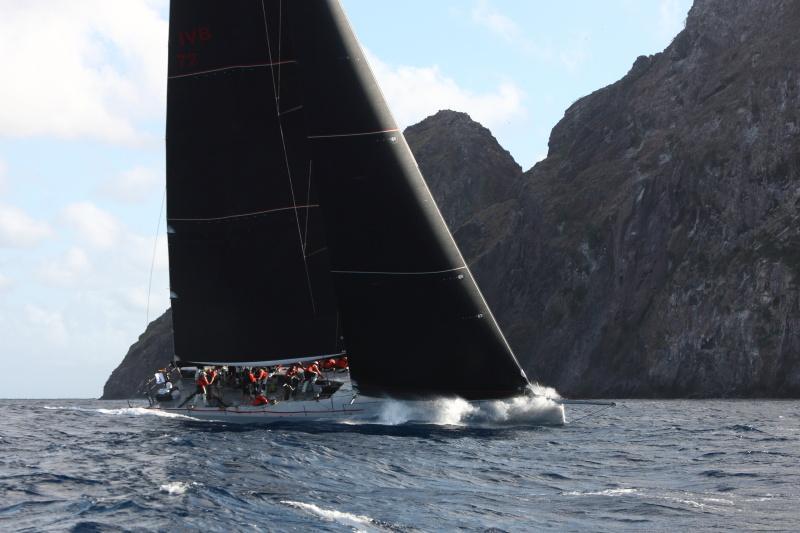Dieter Schoen's Maxi72, Momo at Redonda earlier in the RORC Caribbean 600 photo copyright RORC / Tim Wright taken at Antigua Yacht Club and featuring the Maxi 72 Class class