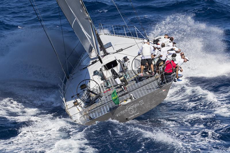 Robertissima - second home in the Maxi 72's second race today at the Maxi Yacht Rolex Cup - photo © Carlo Borlenghi / Rolex