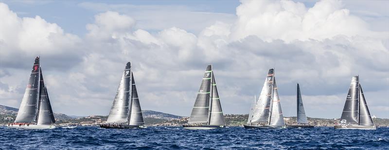 Maxi 72 start on day 4 of the Maxi Yacht Rolex Cup - photo © Carlo Borlenghi / Rolex