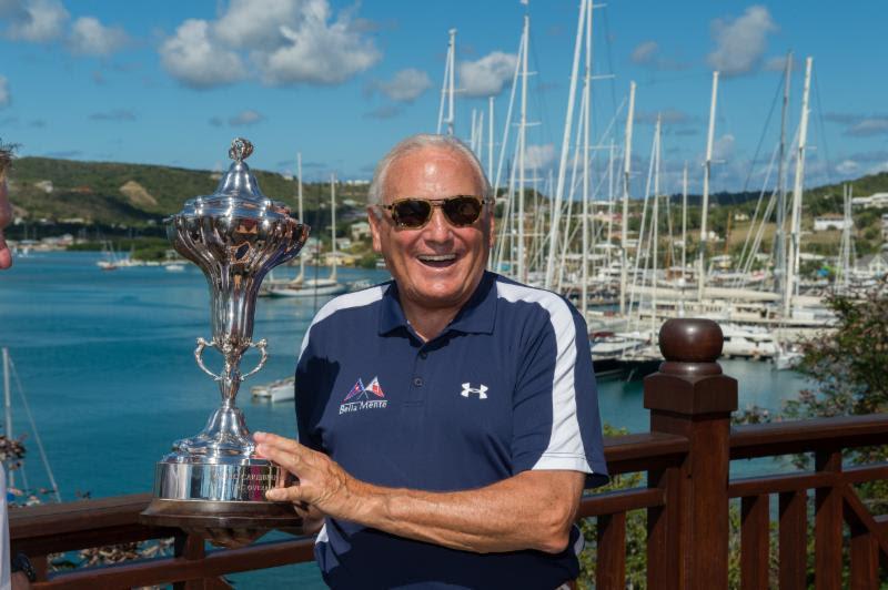 Hap Fauth's Maxi72, Bella Mente declared overall winner of the RORC Caribbean 600 photo copyright RORC / Ted Martin taken at Antigua Yacht Club and featuring the Maxi 72 Class class