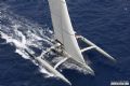 Olivier Vigoureux's 63ft trimaran hit speeds in excess of 30 knots as they  screamed past Montserrat in the RORC Caribbean 600 - photo &copy; Tim Wright / www.photoaction.com