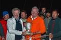 Rambler 88 owner George David receives the Volcano Race line honours trophy from IMA Secretary General Andrew McIrvine © Gianluca di Fazio / IMA