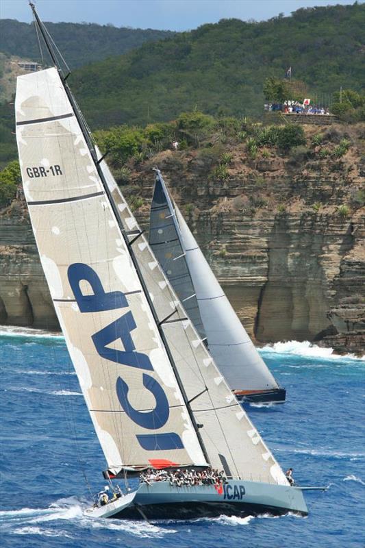 ICAP Leopard racing at Antigua Sailing Week photo copyright Tim Wright / www.photoaction.com taken at Antigua Yacht Club and featuring the Maxi class
