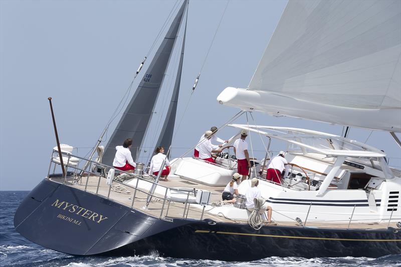 Mystery on day 1 of the Frers Cup photo copyright Carlo Borlenghi taken at  and featuring the Maxi class
