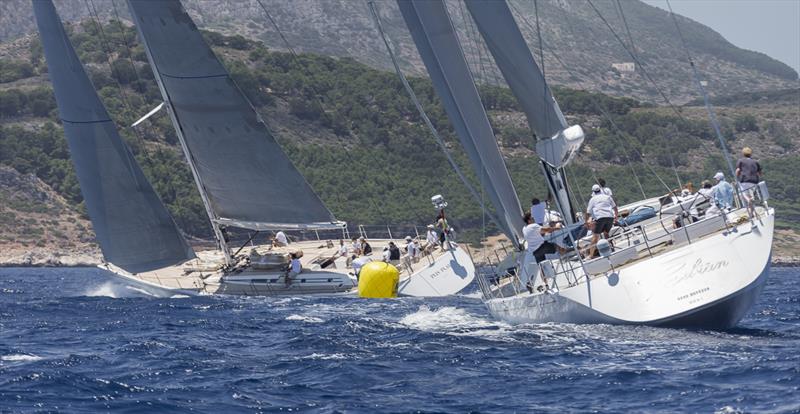 Gibian on day 2 of the Frers Cup photo copyright Carlo Borlenghi taken at  and featuring the Maxi class