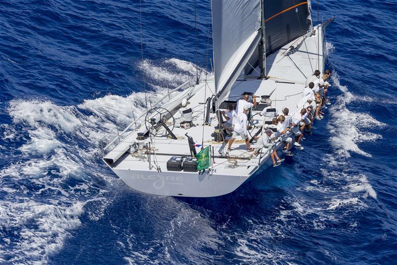 Alegre on day 1 of the Maxi Yacht Rolex Cup photo copyright Carlo Borlenghi / Rolex taken at Yacht Club Costa Smeralda and featuring the Maxi class