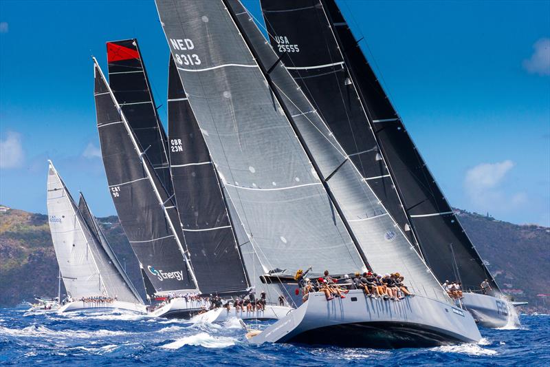 Les Voiles de St. Barth day 1 photo copyright Christophe Jouany taken at  and featuring the Maxi class