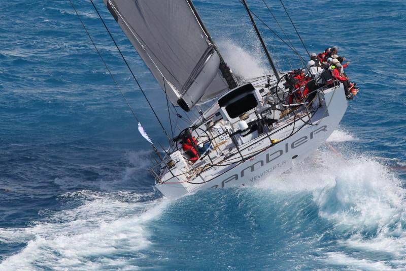 George David's Rambler 88 in the 2015 RORC Caribbean 600 photo copyright Tim Wright / www.photoaction.com taken at Royal Ocean Racing Club and featuring the Maxi class