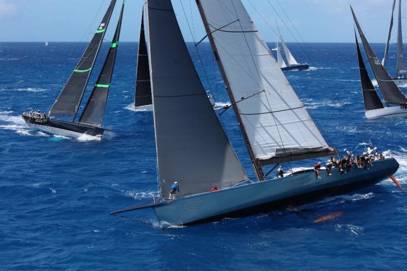 Mike Slade's Maxi 100, Leopard in the 2015 RORC Caribbean 600 photo copyright RORC / Tim Wright / www.photoaction.com taken at Royal Ocean Racing Club and featuring the Maxi class
